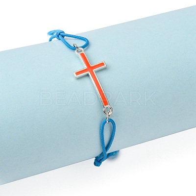 Adjustable Elastic Cord Bracelet Making AJEW-JB00008-05-1