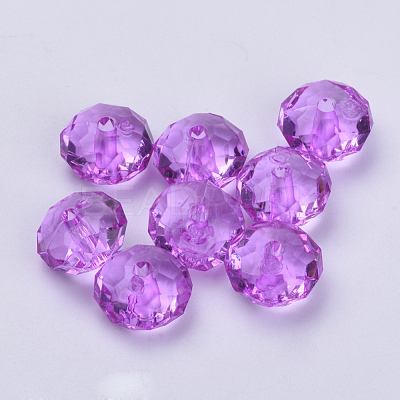 Transparent Acrylic Beads TACR-Q258-10mm-V48-1