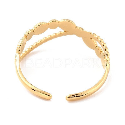 Ion Plating(IP) 304 Stainless Steel Finger Rings RJEW-L102-43G-1