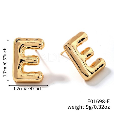Brass Stud Earrings UV9543-5-1