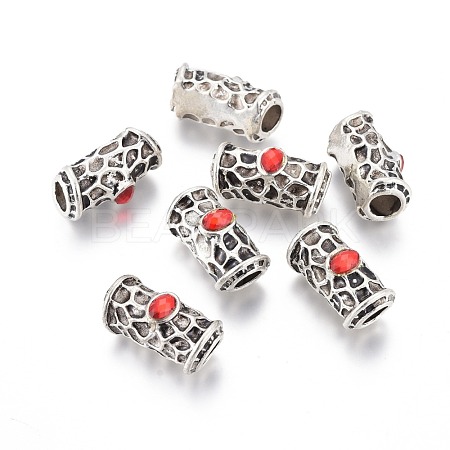 Antique Silver Plated Alloy Beads PALLOY-L225-A02-AS-1