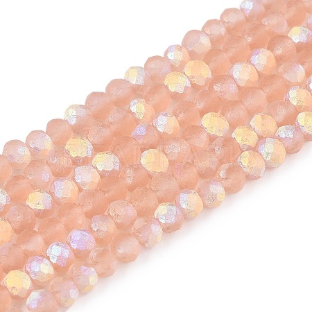 Transparent Glass Beads Strands EGLA-A044-T2mm-MB21-1