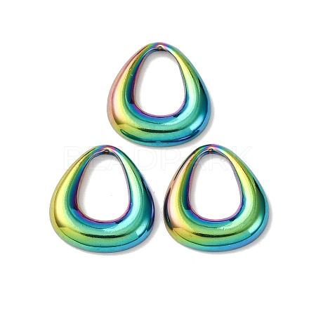 304 Stainless Steel Pendants STAS-Q362-02B-M-1