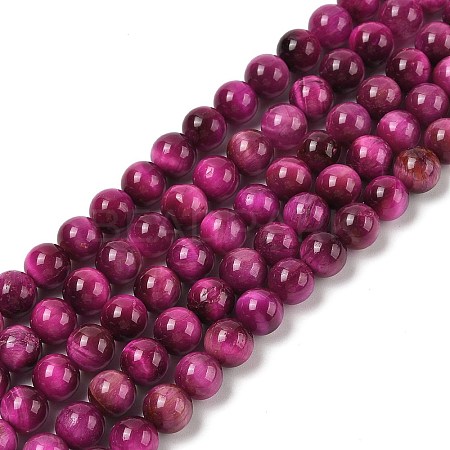 Grade AB Natural Tiger Eye Beads Strands LS-G-B133-A02-8MM-05-1