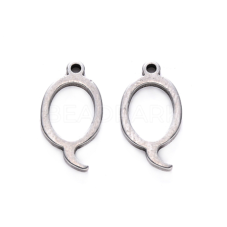Tarnish Resistant 201 Stainless Steel Charms STAS-R105-Q-1