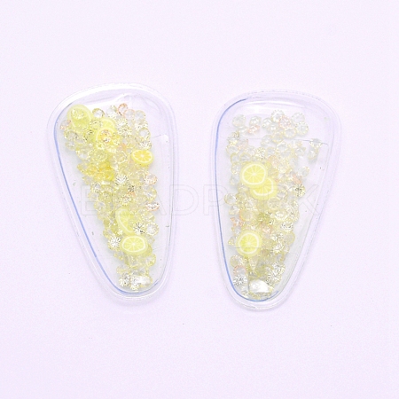 Plastic with Resin and Polymer Clay Accessories RESI-CJC0007-32A-1