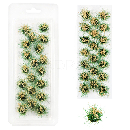 Resin Mini Grass Tufts AJEW-WH20120-10A-05-1