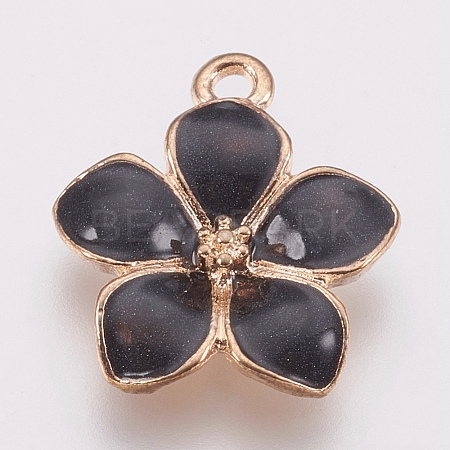 Zinc Alloy Enamel Pendants PALLOY-I124-10G-C-1