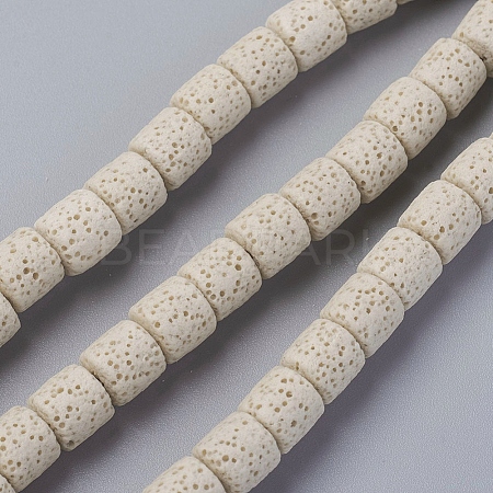Natural Lava Rock Beads Strands G-F671-04A-02-1