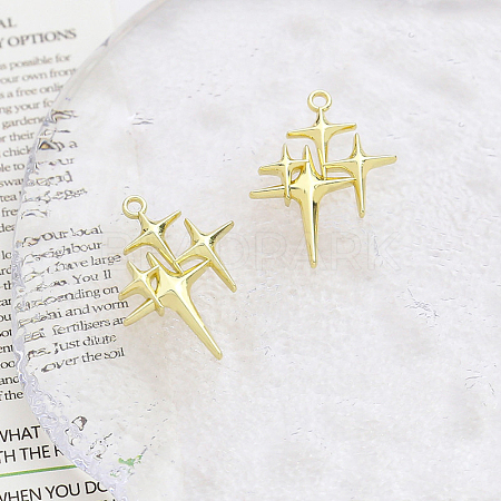 Alloy Pendants INS-PW0001-09F-G-1