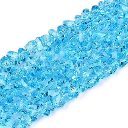 Transparent Glass Beads Strands LS-GLAA-N018-4mm-03-1