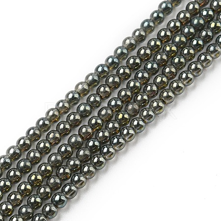 Electroplate Glass Beads Strands EGLA-K014-A-FR07-1