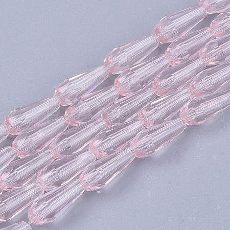 Transparent Glass Beads Strands X-GLAA-T009-004G-1