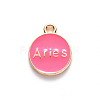 Alloy Enamel Pendants X-ENAM-S124-01A-03A-3