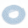 Baking Paint Pearlized Glass Pearl Bead Strands HY-N002-2mm-A05-3