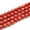 Natural Quartz Beads Strands G-N355-8mm-72-1