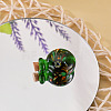 Handmade Lampwork Perfume Bottle Pendants LAMP-TADJ0001-05A-4