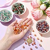 100Pcs Crackle Glass Beads CCG-YW0001-19B-01-5