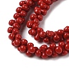 Dyed Synthetic Coral Beads Strands CORA-P010-04A-3