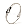 304 Stainless Steel Hinged Bangles for Women BJEW-F474-37P-01-4