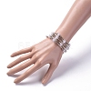 Fashion Glass Beads Wrap Bracelets BJEW-JB04989-03-6