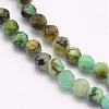 Natural African Turquoise(Jasper) Beads Strands G-F509-29-3mm-3