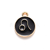 Alloy Enamel Pendants LS-X-ENAM-S124-01B-08G-2