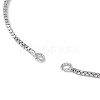 Brass Box Chains Slider Bracelet Makings KK-E068-VD012-1-2