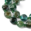 Dyed & Heated Natural Fire Crackle Agate Beads Strands G-C116-A177-01-4