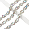 1 Yard Iron Rhinestone Cup Chains DIY-BC0016-30-1
