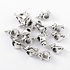 Tibetan Style Alloy Christmas Reindeer/Stag European Beads TIBEB-8009-AS-NR-1