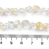 Natural Topaz Crystal Beads Strands G-P497-01C-66-5