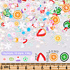 130G 10 Style Plastic Bubble Beads FIND-OC0004-04-2