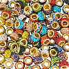 132Pcs 12 Colors Alloy Rhinestone Clay Pave Large Hole Beads ALRI-TA0001-28-4