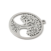 304 Stainless Steel Pendants STAS-V016-11P-2
