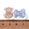 Crackle Transparent Acrylic Beads OACR-G033-05D-4