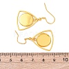 304 Stainless Steel Earring Cabochon Settings STAS-D267-01E-G-2