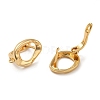 Brass Earring Findings KK-O100-01G-2