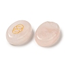 13Pcs Natural Rose Quartz Rune Stone G-C095-02A-2