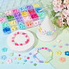 Macaron Color Acrylic Beads Sets MACR-NB0001-28-5