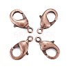 Brass Lobster Claw Clasps KK-903-R-NF-1