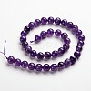 Round Natural Amethyst Gemstone Bead Strands G-J333-01-12mm-3