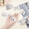Gorgecraft 8Pcs 2 Style 430 Stainless Steel Finger Guards for Cutting AJEW-GF0006-63-3