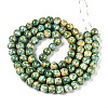 Baking Paint Glass Beads Strands DGLA-N016-10mm-07-2