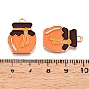 Thanksgiving Day Theme Alloy Enamel Pendants X1-ENAM-T020-35G-3