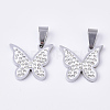 201 Stainless Steel Pendants STAS-N089-17P-1