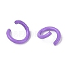 Spray Painted Iron Open Jump Rings IFIN-T017-04B-14-3