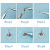 SUNNYCLUE DIY Resin Dangle Earring Making Kits FIND-SC0001-72-4