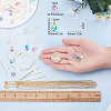 Teardrop Charm Jewelry Set DIY Making Kit DIY-SC0017-59-3