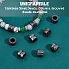 304 Stainless Steel Beads STAS-F123-02B-4